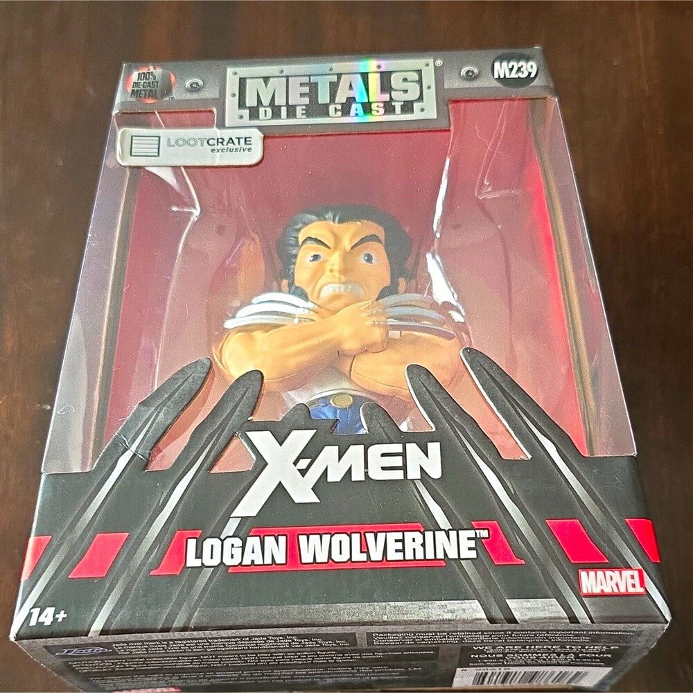 Jada Toys Metals Die Cast: X-Men Wolverine/Logan - Loot Crate Exclusive M239